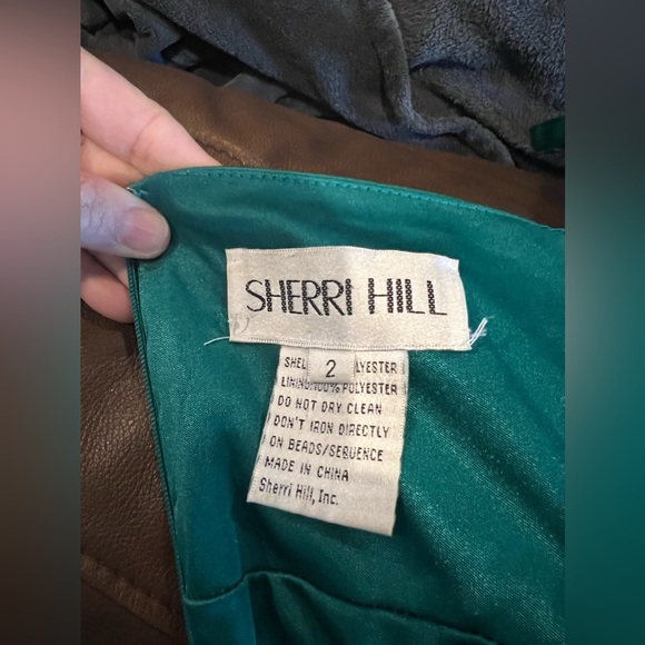 Sherri Hill Satin Dress - Picture 3 of 3